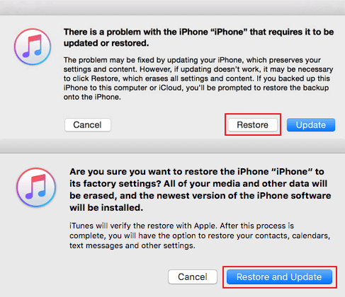 Use iTunes to restore your iPhone. 